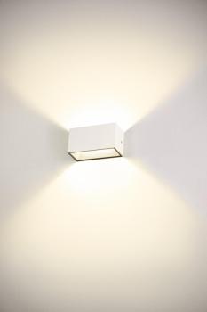 SITRA M, LED Outdoor Wandaufbauleuchte, weiss, CCT switch 3000/4000 K, IP 65