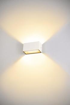 SITRA M, LED Outdoor Wandaufbauleuchte, weiss, CCT switch 3000/4000 K, IP 65