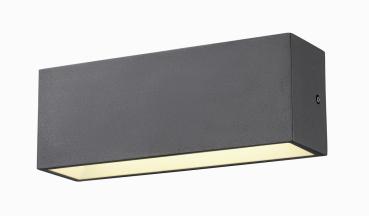 Preview: SITRA L, LED Outdoor Wandaufbauleuchte, anthrazit, CCT switch 3000/4000 K