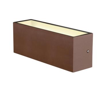SITRA L, LED Outdoor Wandaufbauleuchte, rost farbend, CCT switch 3000/4000 K
