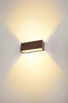 SITRA L, LED Outdoor Wandaufbauleuchte, rost farbend, CCT switch 3000/4000 K