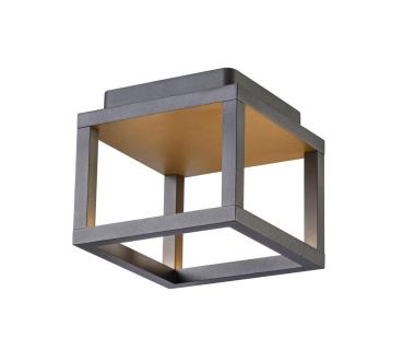 QUADRULO, LED Outdoor Deckenaufbauleuchte anthrazit