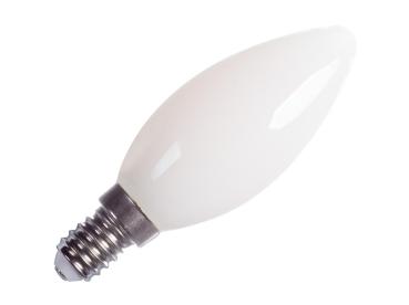 C35 E14, LED Leuchtmittel gefrosted 4,2 W 2700 K CRI 90 320°