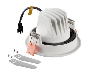 Preview: NUMINOS MOVE S, Deckeneinbauleuchte weiß / schwarz 2700 K 40°