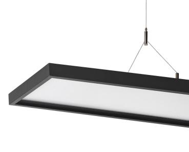 Preview: WORKLIGHT, Pendelleuchte schwarz 57 W 4000 K 80°