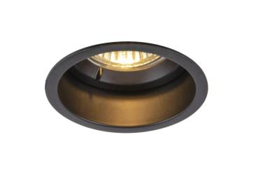 HORN, Deckeneinbauleuchte schwarz 25 W blower door getestet