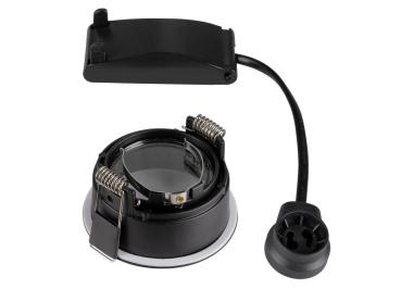 Preview: HORN, Deckeneinbauleuchte schwarz 25 W blower door getestet