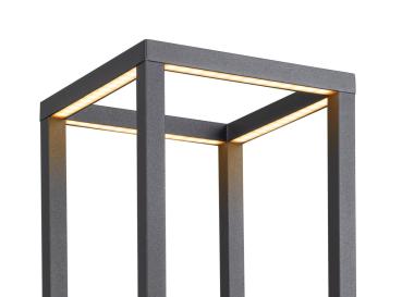 Preview: QUADRULO, Stehleuchte anthrazit / weiß 7 W 3000 K