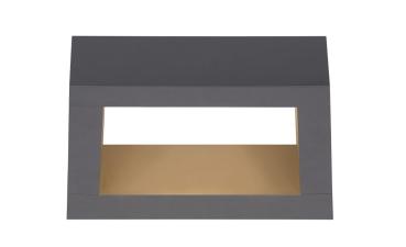 Preview: BOOKAT, Wandaufbauleuchte anthrazit 15 W 3000/4000 K