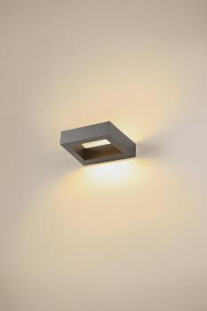 BOOKAT, Wandaufbauleuchte anthrazit 15 W 3000/4000 K