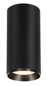 NUMINOS® XL CL, PHASE, Deckenaufbauleuchte, 4000 K, 28 Watt, Phasenabschnitt, 36°, matt schwarz