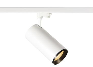 NUMINOS® XL 3Ph., PHASE, 3~ Spot, zylindrisch, 2700 K, 28 Watt, Phasenabschnitt, 24°, matt weiß / matt schwarz