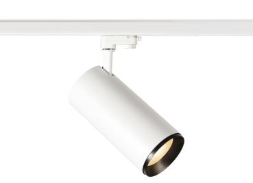 NUMINOS® XL 3Ph., PHASE, 3~ Spot, zylindrisch, 3000 K, 28 Watt, Phasenabschnitt, 36°, matt weiß / matt schwarz