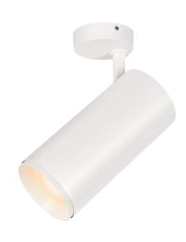 Preview: NUMINOS® XL CL, DALI, Deckenaufbauleuchte, 3000 K, 27 Watt, DALI, 36°, matt weiß / matt schwarz