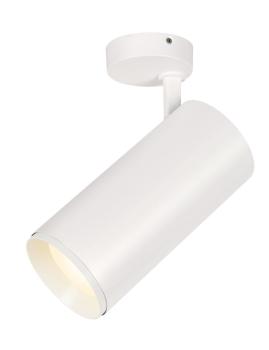 Preview: NUMINOS® XL CL, DALI, Deckenaufbauleuchte, 4000 K, 27 Watt, DALI, 36°, matt weiß / matt schwarz