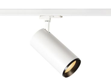 NUMINOS® XL 3Ph., DALI, 3~ Spot, zylindrisch, 2700 K, 27 Watt, DALI, 36°, matt weiß / matt schwarz
