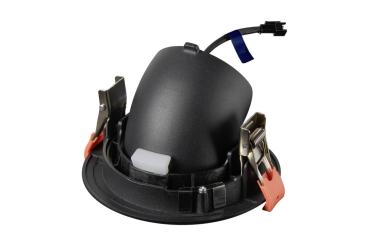 NUMINOS GIMBLE M, Deckeneinbauleuchte schwarz / chrom 3000 K 55°