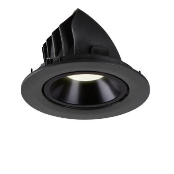 Preview: NUMINOS GIMBLE L, Deckeneinbauleuchte schwarz 4000 K 55°