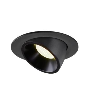 NUMINOS GIMBLE L, Deckeneinbauleuchte schwarz 4000 K 55°