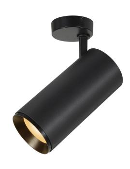 NUMINOS® XL CL, PHASE, Deckenaufbauleuchte, 2700 K, 28 Watt, Phasenabschnitt, 24°, matt schwarz