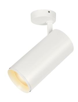 Preview: NUMINOS® XL CL, PHASE, Deckenaufbauleuchte, 3000 K, 28 Watt, Phasenabschnitt, 24°, matt weiß / matt schwarz