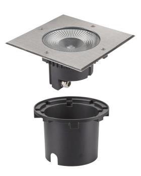 Preview: ROCCI 200, Bodeneinbauleuchte Edelstahl 16 W 3000 K 120°