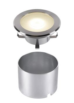 Preview: DASAR FLAT 120, Bodeneinbauleuchte edelstahl 7 W 3000 K