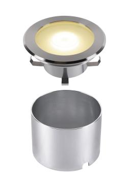 Preview: DASAR FLAT 120, Bodeneinbauleuchte edelstahl 7 W 4000 K