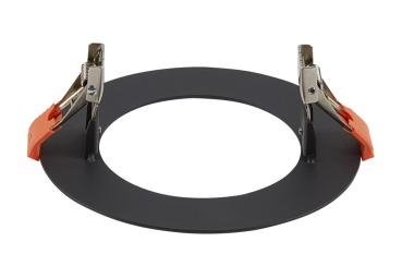 Preview: Numinos® S Reduzierring, rund 160/90 mm schwarz