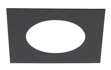 Numinos® S Reduzierring, eckig 160/90 mm schwarz