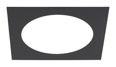 Numinos® XL Reduzierring, eckig 240/180 mm schwarz