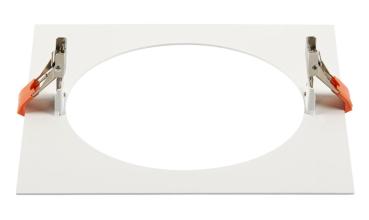 Preview: Numinos® XL Reduzierring, eckig 240/180 mm weiß