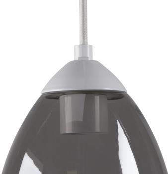 Preview: PARA CONE GL, Pendelleuchte weiß / transparent