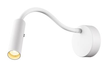 KARPO GOOSE, Wandaufbauleuchte weiß 5,8 W 3000 K 40°