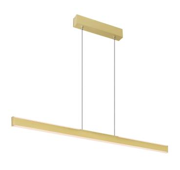 Preview: ONE LINEAR 100, Pendelleuchte messing 24 W 2700/3000 K