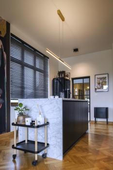 ONE LINEAR 100, Pendelleuchte messing 24 W 2700/3000 K