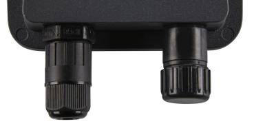 FLOODI S, Wand- und Deckenaufbauleuchte anthrazit / transparent 9,3 W 3000 K 100°