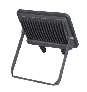 Preview: FLOODI L, Wand- und Deckenaufbauleuchte anthrazit / transparent 48 W 3000 K 100°