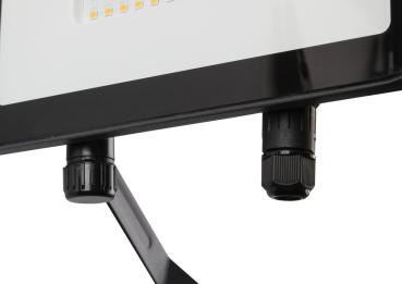 Preview: FLOODI L, Wand- und Deckenaufbauleuchte anthrazit / transparent 48 W 3000 K 100°