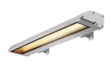 VANO WING SP DALI, Wandaufbauleuchte grau 25 W 1400 lm 3000 K CRI 80 120° DALI