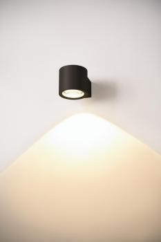 OCULUS WL PHASE, Wandaufbauleuchte schwarz 8,5 W 570 lm 2000-3000 K CRI 90 100° Dimmbar