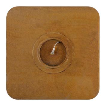 Preview: MANA RUSTY, Leuchtenschirm eckig rost