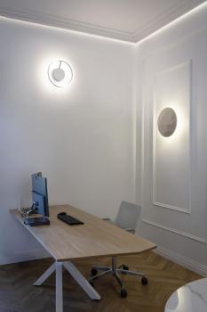 MANA BASE WL PHASE, Wandaufbauleuchte anthrazit rund 15 W 800/820 lm 2700/3000 K CRI 90 Dimmbar