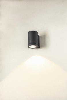 ENOLA OCULUS WL, single Wandaufbauleuchte anthrazit 11 W 1000/1100 lm 3000/4000 K CRI 90 100°