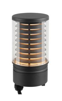 M-POL M Polehead, Louver Leuchtenkopf, anthrazit, 11 W, 190/210 lm, 2700/3000 K, CRI 90