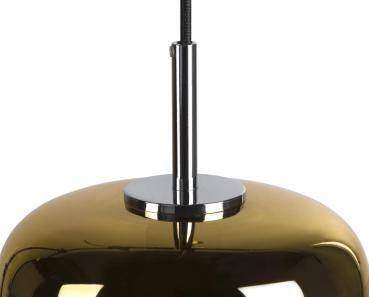 PANTILO 20 PD, E27 Pendelleuchte, gold/chrom