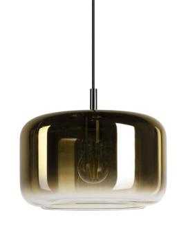 Preview: PANTILO 28 PD, E27 Pendelleuchte, gold/chrom