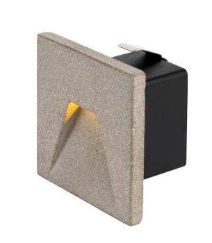 Preview: CONCRETO EL, Wandeinbauleuchte grau, 3.2 W, 45 lm, 3000 K