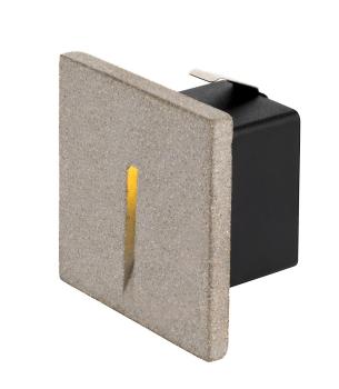 Preview: CONCRETO EL, Wandeinbauleuchte grau, 3.2 W, 15 lm, 3000 K