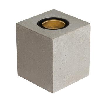 CONCRETO FL, Stehleuchte eckig GU10 grau 10 W